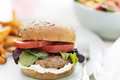 Vegan Grilled Mushrooom Burger - PhotoDune Item for Sale