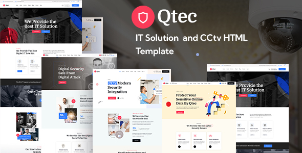 Qtec- CCTV & Security HTML Template