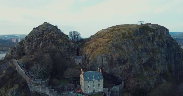 Dumbarton Castle In Scotland