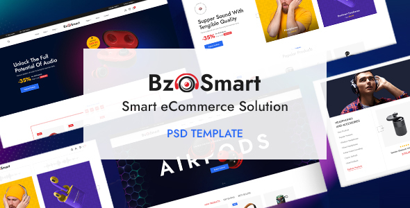 BzoSmart - Multipurpose eCommerce PSD Template