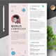 Creative Resume Template for Word UI - GraphicRiver Item for Sale