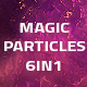 Magic Fire Particles Loop Backgrounds Pack 6in1 - VideoHive Item for Sale