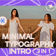 Elegant Typography Intro 3 in 1 - VideoHive Item for Sale
