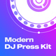 Modern DJ Press Kit and Resume Template for Event / Club Professionals - GraphicRiver Item for Sale