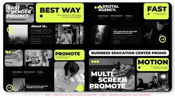 Business Education Center Multiscreen Promo