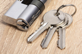 Key cylinder with keys - PhotoDune Item for Sale