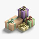 Gift boxes set - 4 box shapes - 3DOcean Item for Sale