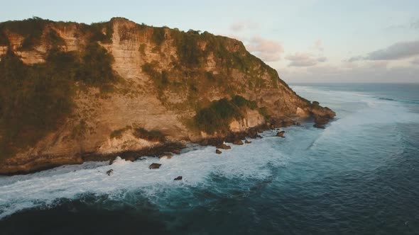 Sunset on the Sea Coast