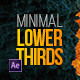 Minimal Lower Thirds for After Effects - VideoHive Item for Sale