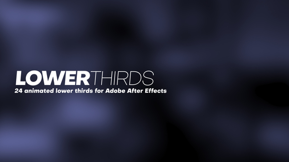 24 Lower Thirds for After Effects alt