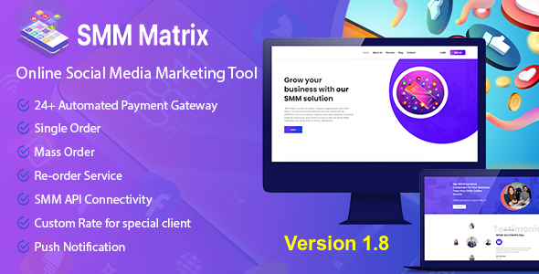 SMM Matrix - Social Media Marketing Tool