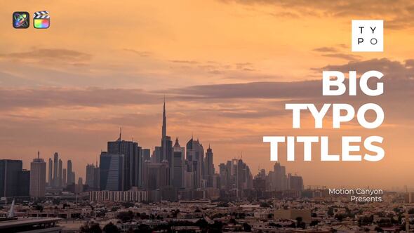 Big Typography Titles. alt