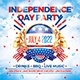 Independence Day Party Square Flyer vol.2 - GraphicRiver Item for Sale