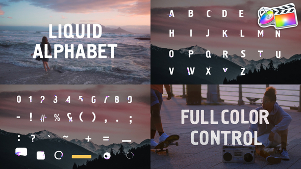 Liquid Alphabet | FCPX