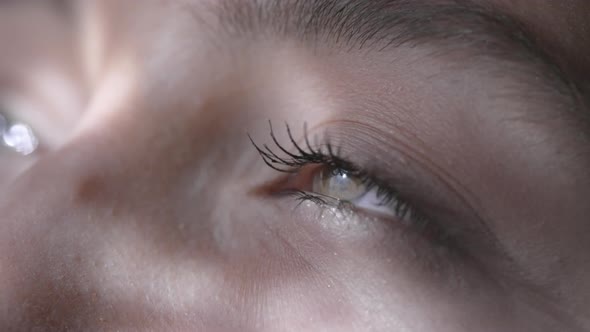 Close Up of Eyes of Woman