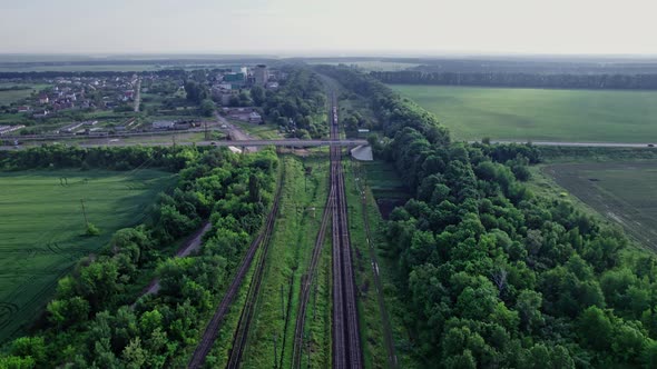 Junction Intersection for Railway and Car Road