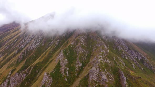 Clouds Rolling On The Mountain