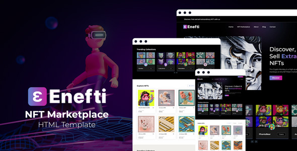 Enefti - NFT Marketplace Template