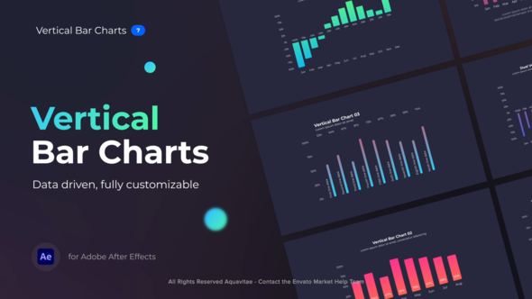 Gradient Vertical Bar Charts