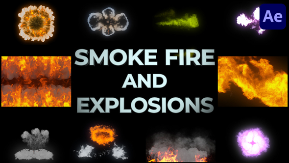Smoke Fire And Explosions for After Effects alt