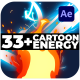 Cartoon Fire Energy And Explosions | After Effects - VideoHive Item for Sale