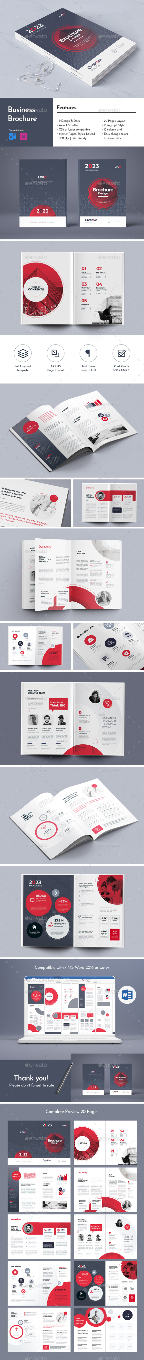 Company Profile 20 Pages | DOCX | InDesign