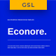 Econore - Multipurpose Business Google Slides Template - GraphicRiver Item for Sale