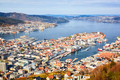 Bergen harbour aerial view - PhotoDune Item for Sale