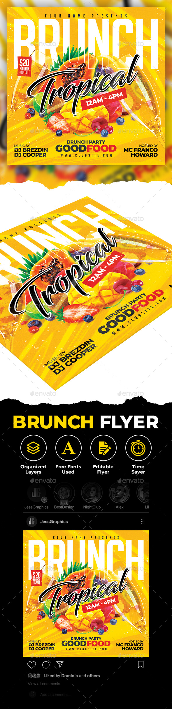 Brunch Graphics, Designs & Templates from GraphicRiver