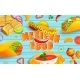 Mexican Food Banner on Wooden Background - GraphicRiver Item for Sale