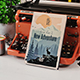 Hardcover Book Near Old Typewriter Mockup - GraphicRiver Item for Sale
