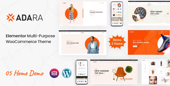 Adara – Elementor Multipurpose WooCommerce Theme