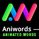 Aniwords — Animated Words - VideoHive Item for Sale