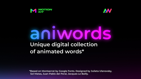 Aniwords — Animated Words