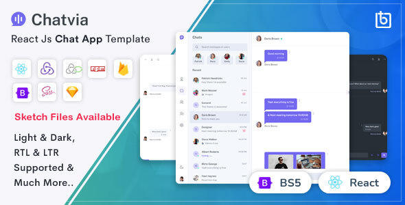 Chat Website Templates From ThemeForest