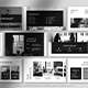 Xivory - Black Modern Minimalist Company Profile Presentation - GraphicRiver Item for Sale