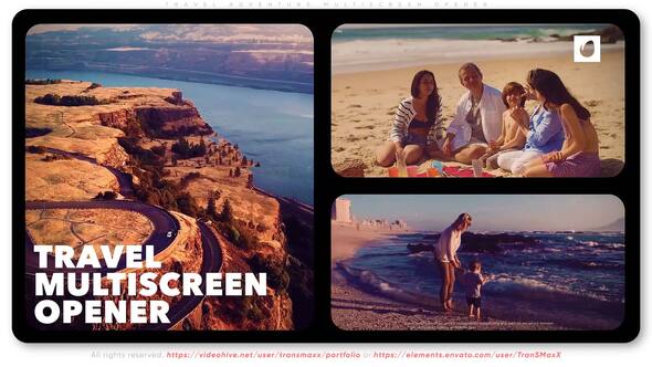 Travel Adventure Multiscreen Opener