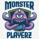 Monster Gamer Esport Logo Template - GraphicRiver Item for Sale