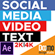 Social Media Video Text -V1 - VideoHive Item for Sale