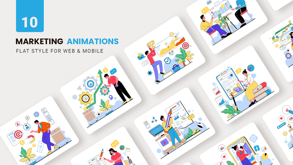 Business Animations - Flat Concept