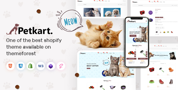 Petkart - Petstore and Petfood Responsive Shopify Theme OS 2.0