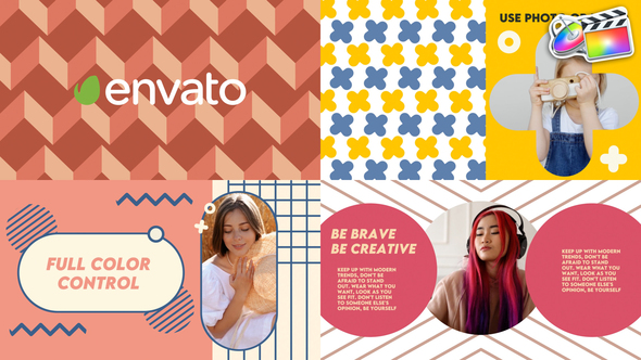 Creative Colorful Slideshow for FCPX alt