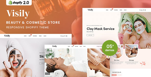 Visily - Spa & Cosmetic Beauty Responsive Shopify 2.0 Theme