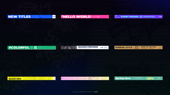 Lower Thirds: Stripes (FCPX)