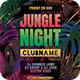 Jungle Night Flyer - GraphicRiver Item for Sale