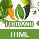 Foodano - Natural Organic Food Store HTML Template - ThemeForest Item for Sale