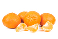 Fresh tangerines on white background - PhotoDune Item for Sale