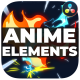 Anime Elements And Transitions | DaVinci Resolve - VideoHive Item for Sale