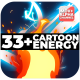 Cartoon Fire Energy And Explosions | Motion Graphics Pack - VideoHive Item for Sale