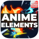 Anime Elements And Transitions | Motion Graphics - VideoHive Item for Sale